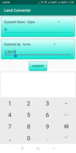Bigha Hectare Land Area Conver screenshot 2