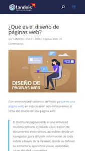 LANDOIS Blog screenshot 1