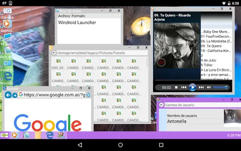 Windroid Launcher (antiguo) screenshot 4