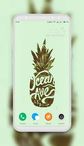 Cute Pineapple wallpaper screenshot 0