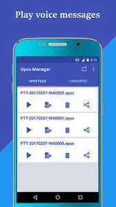 OPUS Voice & Audio Manager screenshot 12