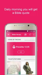 Encouraging Bible Verses & Mot screenshot 0