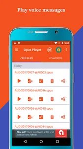 Opus Player: Manage audio screenshot 11