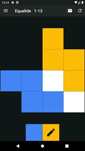 Equalide tile puzzle game, div screenshot 3
