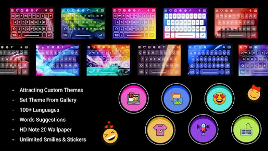 Neon LED Keyboard For Android screenshot 0