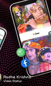 Radhe Krishna Status Video screenshot 3