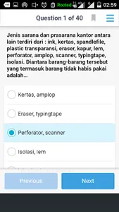 Soal Latihan UNBK OTKP / Admin screenshot 0