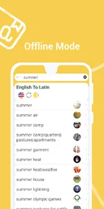 English to Latin Dictionary -  screenshot 2