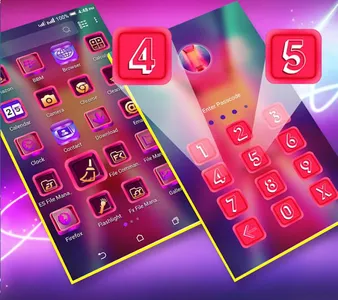 Colorful Launcher Theme screenshot 4