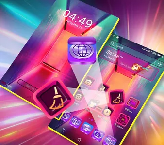 Colorful Launcher Theme screenshot 5