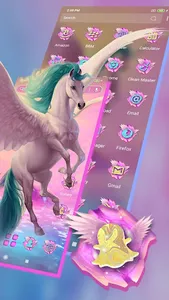 Pink Unicorn Launcher Theme screenshot 4