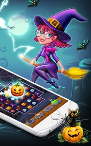 Witch Connect - Halloween game screenshot 14