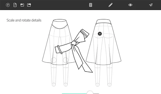 Fashion Design Flat Sketch screenshot 9