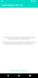 OAuth Redirect URI Test screenshot 0