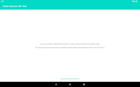 OAuth Redirect URI Test screenshot 4