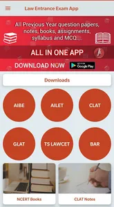 Indian Law Entrance Exams App screenshot 1