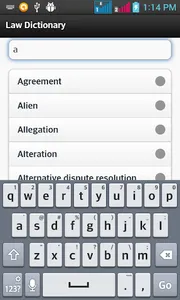 Law Dictionary screenshot 1