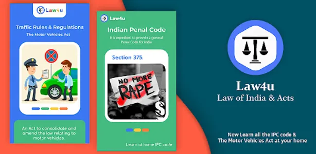 Law4u - Law of India & Acts screenshot 1