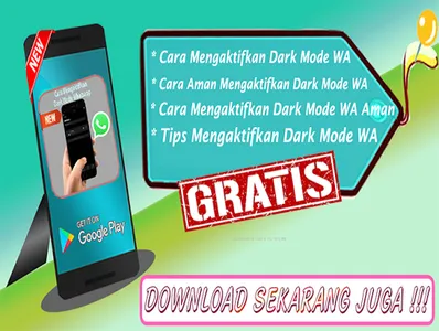 Cara Mengaktifkan Dark Mode WA screenshot 0