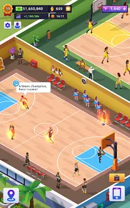 Idle Basketball Arena Tycoon screenshot 1