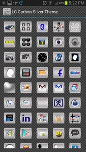 LC Carbon Silver Theme screenshot 1