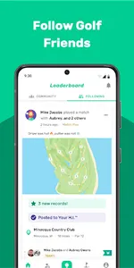 Leaderboard Golf screenshot 1