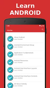 Learn Android screenshot 1