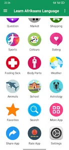 Learn Afrikaans Offline screenshot 13