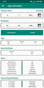 Age Calculator by Date of Birt screenshot 1