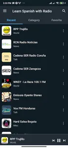 Learn Spanish with Radio screenshot 2