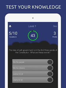 US Citizenship Test Civic Quiz screenshot 6