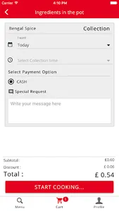 Bengal Spice Highbridge screenshot 4