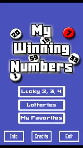 My Winning Numbers screenshot 0