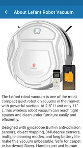 Lefant Robot Vacuum Guide screenshot 3