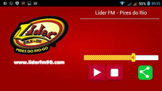 Líder Fm - Pires do Rio screenshot 1