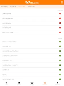 Legal RSS screenshot 7