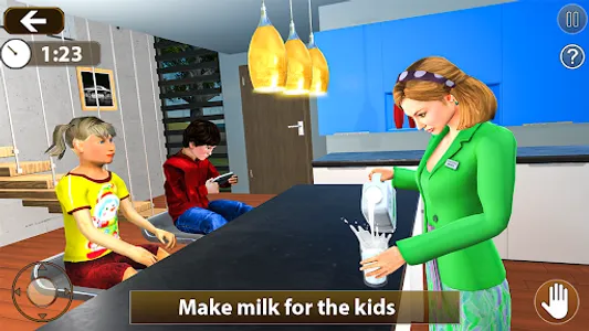 Family Simulator Baby Games 3D screenshot 0