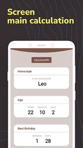 Horoscope & Age Calculator screenshot 3