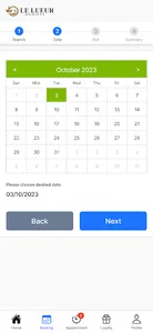 LE LUEUR MEDISPA APPS screenshot 2