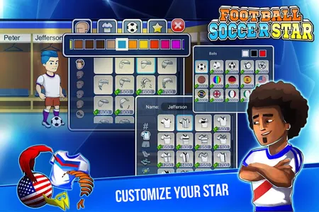 Football Soccer Star! screenshot 1