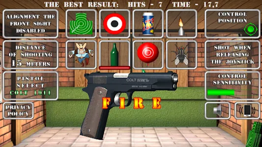 Pistol shooting. Desert Eagle screenshot 1