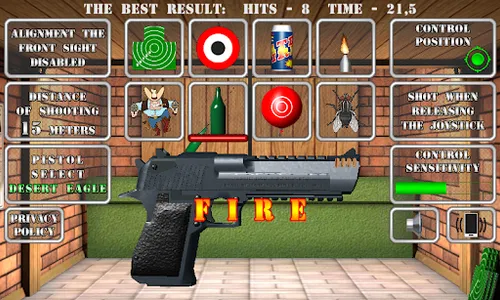 Pistol shooting. Desert Eagle screenshot 4