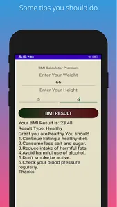 BMI Calculator Premium screenshot 1