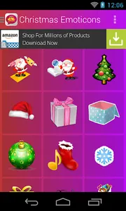 Christmas Emoticons screenshot 0