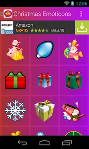 Christmas Emoticons screenshot 1