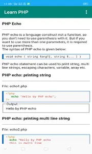 New Learn PHP screenshot 0