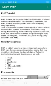 New Learn PHP screenshot 3