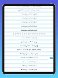 Letras para tatuajes screenshot 5