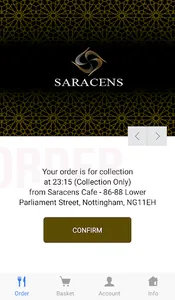 Saracens Cafe screenshot 1