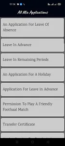 Letter & Application Writing screenshot 2